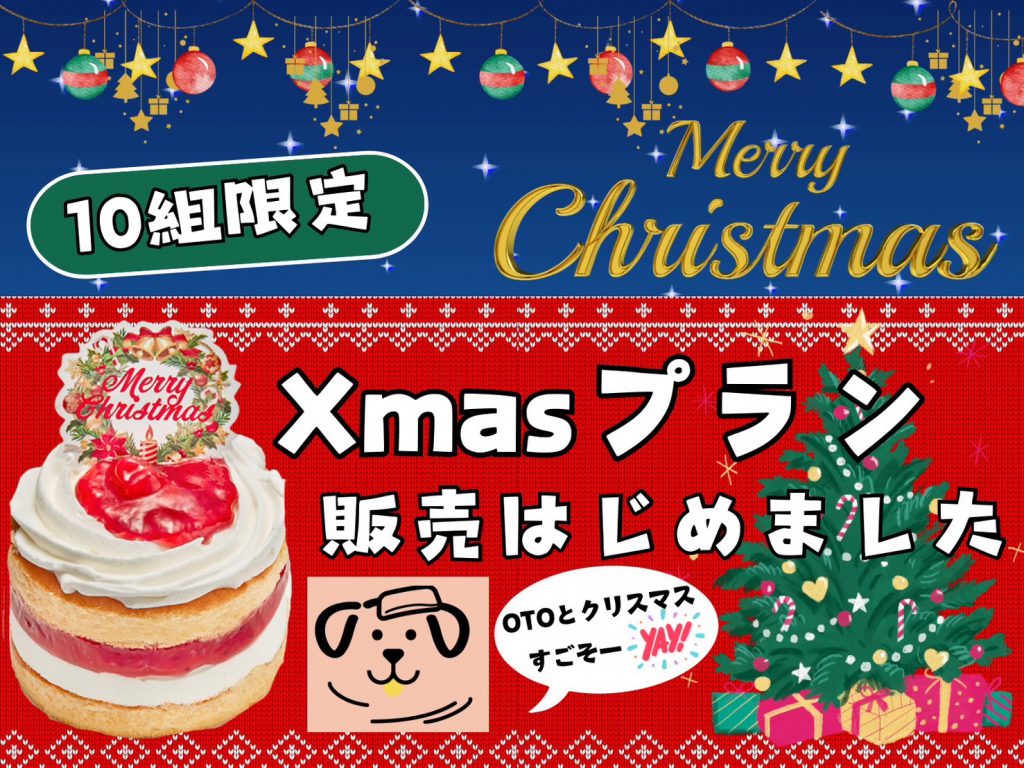 HP限定！【12/20～12/26】10組限定！Xmasプランはじめました☆